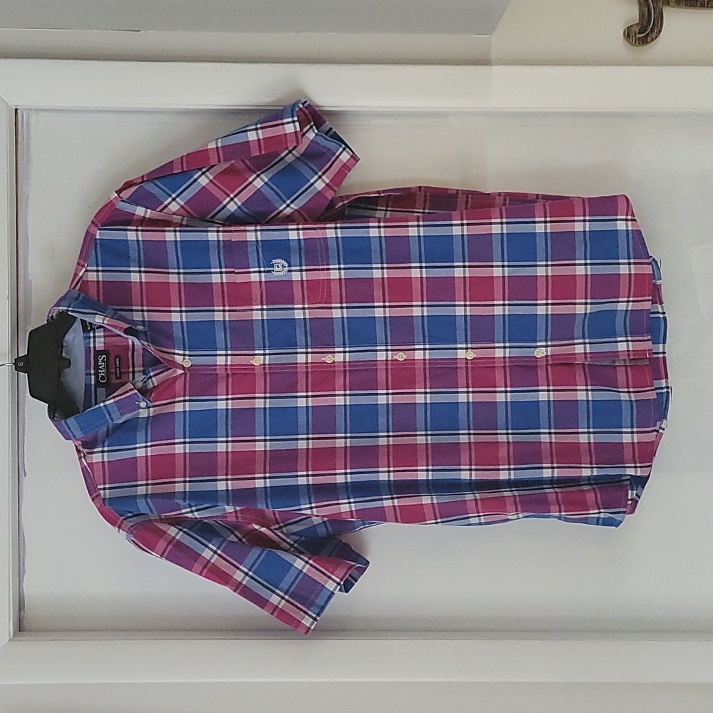 Chaps button-up short sleeve shirt XL